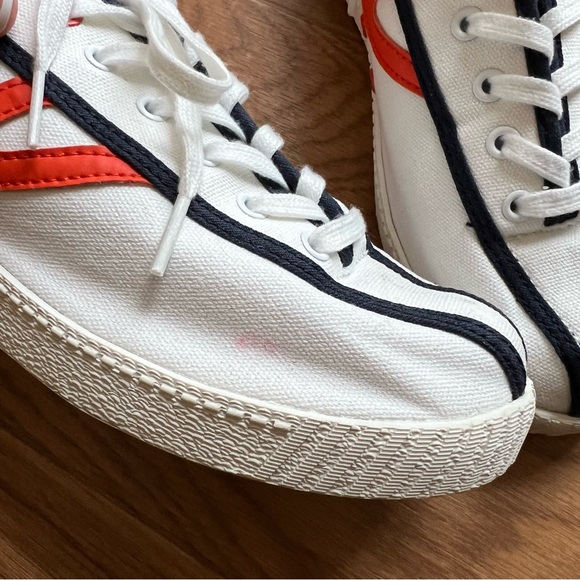 Tretorn J Crew blue and orange sneakers size 8 - Picture 4 of 7